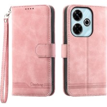 YH Mall Xiaomi Poco M6 Pro 4g Manyetik Kapatma Için Flip Case Bileklik Nakit Kart (Yurt Dışından)