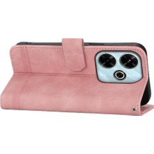 YH Mall Xiaomi Poco M6 Pro 4g Manyetik Kapatma Için Flip Case Bileklik Nakit Kart (Yurt Dışından)