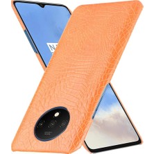 YH Mall Oneplus 7t Anti Scratch Klasik Timsah Moda Için Şık Klasik Kılıf (Yurt Dışından)