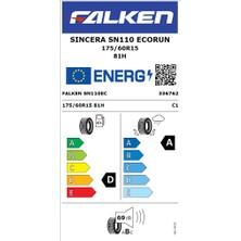 Falken 175/60 R15 81H Sincera Sn110 Ecorun Oto Yaz Lastiği ( Üretim Yılı: 2024 )