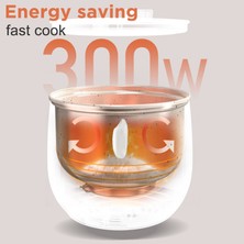 Xiaoba2 Beyaz 220V, Au 220V Çok Fonksiyonlu Pirinç Ocak Mini Ev Pirinç Ocak 1.6l Tek Kişilik Küçük Aca Klasik Pirinç Ocak 1kg Taşınabilir Soul (Yurt Dışından)