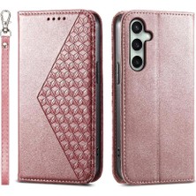 Mays Home1 Samsung Galaxy S24 Fe Eşkenar Dörtgen Şekli Için Flip Case Günlük Kullanım Standı El (Yurt Dışından)