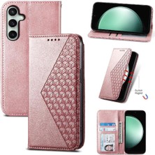 Mays Home1 Samsung Galaxy S24 Fe Eşkenar Dörtgen Şekli Için Flip Case Günlük Kullanım Standı El (Yurt Dışından)