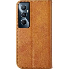 Mays Home1 Realme C65 Eşkenar Dörtgen Şekli Günlük Kullanım Için Flip Case El Kayışı Standı Cüzdan (Yurt Dışından)