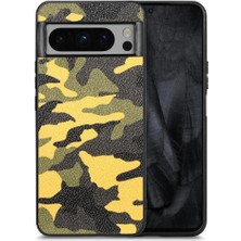 Mays Home1 Google Piksel 8 Pro Camo Tasarım Hafif Kablosuz Şarj Için Kılıf (Yurt Dışından)