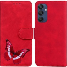 Mays Home1 Samsung Galaxy M35 Renk Baskılı Kelebek Cüzdan Flip Için Flip Case Folio (Yurt Dışından)