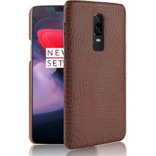 Mays Home1 Oneplus 6 Klasik Timsah Moda Uyumluluğu Için Şık Klasik Kılıf (Yurt Dışından)