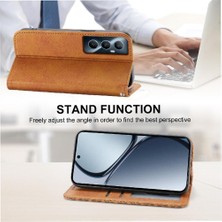 Bdt Shop Realme C65 Eşkenar Dörtgen Şekli Günlük Kullanım Için Flip Case El Kayışı Standı Cüzdan (Yurt Dışından)