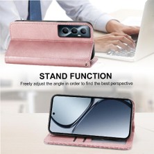 Bdt Shop Realme C65 Eşkenar Dörtgen Şekli Günlük Kullanım Için Flip Case El Kayışı Standı Cüzdan (Yurt Dışından)