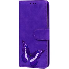 Bdt Shop Samsung Galaxy M35 Renk Baskılı Kelebek Cüzdan Flip Için Flip Case Folio (Yurt Dışından)