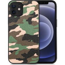 Bdt Shop IPhone 12 Için Kılıf Hafif Camo Tasarım Kablosuz Şarj Özgürlük Anti (Yurt Dışından)