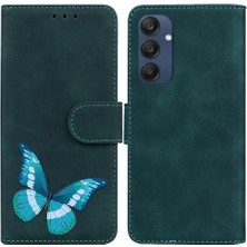 Bdt Shop Samsung Galaxy M35 Renk Baskılı Kelebek Cüzdan Flip Için Flip Case Folio (Yurt Dışından)