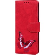 Bdt Shop Samsung Galaxy M35 Renk Baskılı Kelebek Cüzdan Flip Için Flip Case Folio (Yurt Dışından)