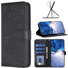 Bdt Shop Huawei Mate 60 Pro Için Flip Case Artı Çok Renkli Yonca Çiçek Cüzdan Pu (Yurt Dışından)