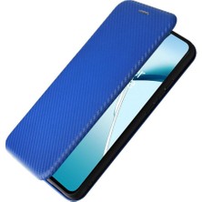 Bdt Shop Oneplus Nord Ce4 Lite Kart Ekleme Manyetik Karbon Fiber Için Flip Case (Yurt Dışından)