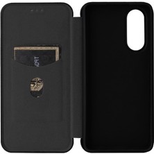 Bdt Shop Oneplus Nord Ce4 Lite Kart Ekleme Manyetik Karbon Fiber Için Flip Case (Yurt Dışından)