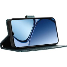 Bdt Shop Realme C63/C61 Kickstand Şok Emici Üç Kart Yuvaları Için Flip Case (Yurt Dışından)