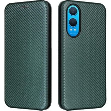 Bdt Shop Oneplus Nord Ce4 Lite Kart Ekleme Manyetik Karbon Fiber Için Flip Case (Yurt Dışından)