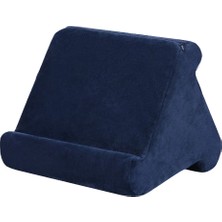 Huoxun Shop A Koyu Mavi Tarzı Çok Açılı Yumuşak Yastık Standı Tembel Laptop Standı Için iPad Akıllı Telefon Tablet E-Okuyucu Kitap Dergi Askı Tutucu Yeni (Yurt Dışından)