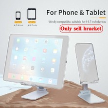 Huoxun Shop A Beyaz-F Tarzı Alüminyum Alaşım Tutucu Masaüstü Askı Tembel Katlanabilir Tablet Bilgisayar Standı IPad Huawei Cep Telefonu Tutucu (Yurt Dışından)