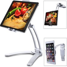 Huoxun Shop A 5-10,5 Inç Siyah Stil iPad Için Evrensel Tablet Standı Alüminyum Masa Tutucu Telefon Tutucu iPad Standı Metal Tabletler Tutucu iPad Aksesuarları (Yurt Dışından)