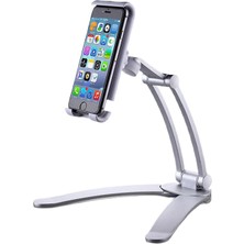 Huoxun Shop A 5-10,5 Inç Siyah Stil iPad Için Evrensel Tablet Standı Alüminyum Masa Tutucu Telefon Tutucu iPad Standı Metal Tabletler Tutucu iPad Aksesuarları (Yurt Dışından)