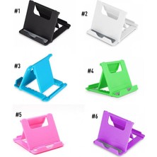 Huoxun Shop A No.4 Tarzı Mini Evrensel Masaüstü Stand Ayarlanabilir Katlanabilir Taşınabilir Cep Telefonu Tablet Tutucu Smartphone Mobil Telefon Rafı Aksesuarları (Yurt Dışından)