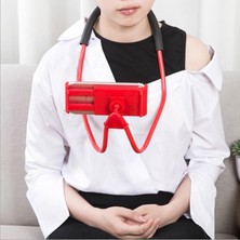 Huoxun Shop A Yeşil Stil Mobil Tablet Tutucu Klips Tablet Ped Boyun Standı Desteği Evrensel Tembel Boyun Asılı Tutucu Yılan Gibi Esnek (Yurt Dışından)