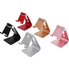 Huoxun Shop A Gümüş Tarzı Alüminyum Alaşım Metal Tablet Stand Universal Masaüstü Tutucu iPad iPhone x Için Ayaklı Tablet Tutucu (Yurt Dışından)