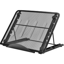 Huoxun Shop A Siyah Stil 1 Parça Ayarlanabilir Katlanabilir Laptop Standı Taşınabilir Fileli Masaüstü iPad Tutucu Ofis Destek (Yurt Dışından)