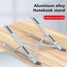 Huoxun Shop A 04ABS Stili Katlanabilir Dizüstü Bilgisayar Standı Ayarlanabilir Dizüstü Bilgisayar Tutucu Taşınabilir Dizüstü Bilgisayar Destek Alüminyum Mac Book Air Pro Bilgisayar Için (Yurt Dışından)