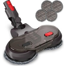Success Dyson V15 V8 V7 V10 V11 Elektrikli Süpürge Için Elektrikli Kuru Islak Paspas Kafası, Çıkarılabilir Su Deposu, 6 Paspas Bezi (Yurt Dışından)