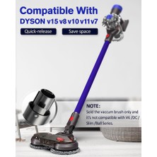 Success Dyson V15 V8 V7 V10 V11 Elektrikli Süpürge Için Elektrikli Kuru Islak Paspas Kafası, Çıkarılabilir Su Deposu, 6 Paspas Bezi (Yurt Dışından)
