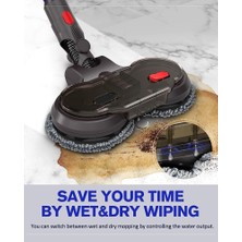 Success Dyson V15 V8 V7 V10 V11 Elektrikli Süpürge Için Elektrikli Kuru Islak Paspas Kafası, Çıkarılabilir Su Deposu, 6 Paspas Bezi (Yurt Dışından)