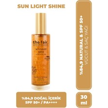 The Fair. Sun Light Shine Spf 50+ / Pa++++ Parıltılı Güneş Koruyucu Vücut ve Saç Yağı 130 ml