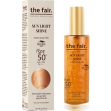 The Fair. Sun Light Shine Spf 50+ / Pa++++ Parıltılı Güneş Koruyucu Vücut ve Saç Yağı 130 ml