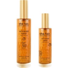 The Fair. Sun Light Shine Spf 50+ / Pa++++ Parıltılı Güneş Koruyucu Vücut ve Saç Yağı 130 ml