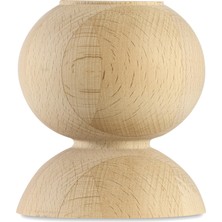 Salkım Ahşap Kayın Şamdan / Smd1078