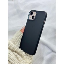 iPhone 15 Plus Içi Kadife Parlak Metal Detaylı Pastel Silikon Lansman Ruby Kılıf