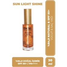 The Fair. Sun Light Shine Spf 50+ PA ++++ Vücut ve Saç Yağı 30 ml