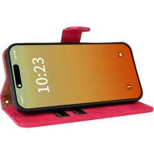 Mellow Shop IPHONE15 Artı Deri Folio Flip Case Kart Ekleme Tam Için Kılıf (Yurt Dışından)