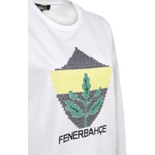 Fenerbahçe Kadın Trıbun Kanaviçe Kalkanlı Sweat