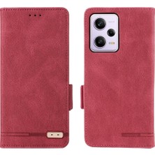 Mellow Shop Xiaomi Redmi NOTE12 Pro 5g Deri Kart ile Folio Flip Case (Yurt Dışından)