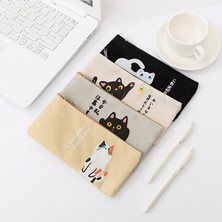 Hongliang Shop No.15 Tarzı Kawaii Kedi Oxford Kumaş Kalem Kutusu Ofis Öğrenci Kalem Kutuları Okul Malzemeleri Kalem Kutusu Astuccio Scuola (Yurt Dışından)