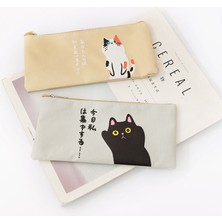 Hongliang Shop No.15 Tarzı Kawaii Kedi Oxford Kumaş Kalem Kutusu Ofis Öğrenci Kalem Kutuları Okul Malzemeleri Kalem Kutusu Astuccio Scuola (Yurt Dışından)