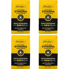 Gloria Jean's Coffees Gloria Jeans's Ethiopia Yirgacheffe 250 gr 4'lü Paket