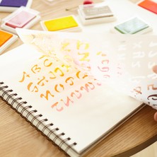 Hongliang Shop 24 Sayfa Stili Kendi Yapımı Scrapbooking ve Çocuk Yaratıcılığı Için Noel Temalı Çizim Boyama Şablon Seti, 26CM x 17.5cm (Yurt Dışından)