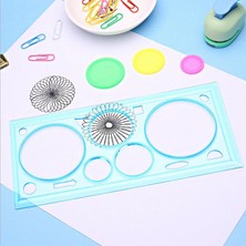 Hongliang Shop C Rastgele Renkler Tasarım Stili 1 Paket Çocuklar Için Bulmaca Renkli Çizim Cetvel Seti Çizim Aracı Spirograph Kendi Tasarım Aracı Yaratıcı Desen Araçları Kırtasiye (Yurt Dışından)