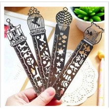 Hongliang Shop Sıcak Hava Balonu Tarzı Yaratıcı Metal Düz Cetvel Işaretçi Hafifliğinde Boş Ultra Ince Cetveller Kore Kırtasiye Ofis Okul Malzemeleri (Yurt Dışından)