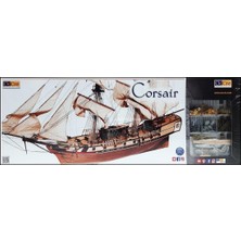Occre 13600 1/80 Ölçek, Corsair Yelkenli Tekne Ahşap Model Kiti